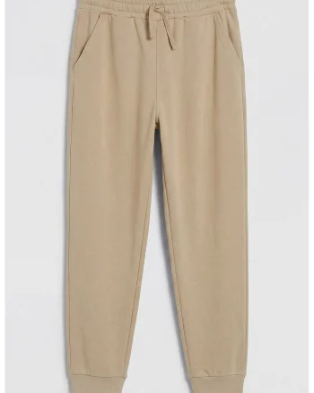 Pantaloni de trening cu buzunare oblice, Bej