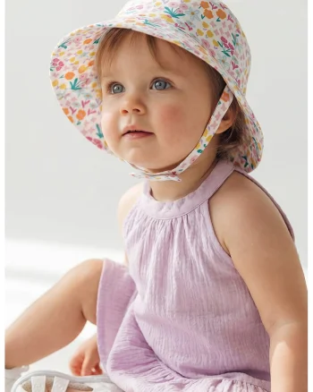 Palarie bucket cu bareta pe barbie, Multicolor