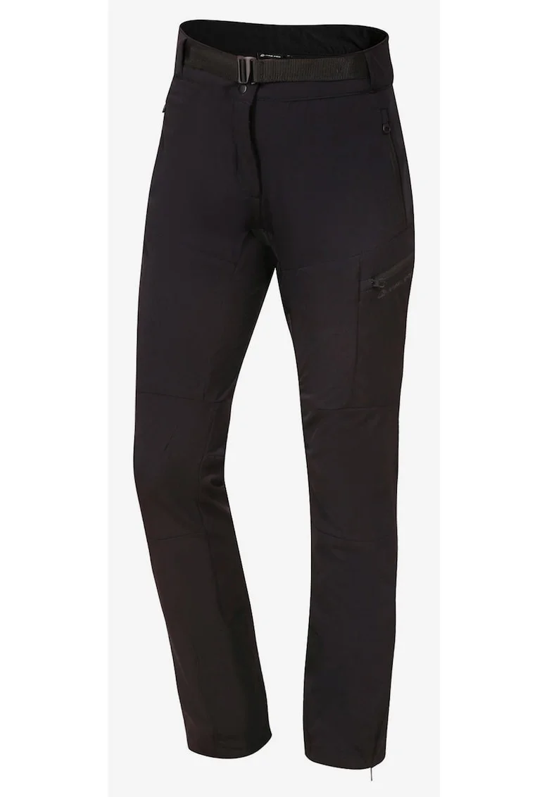 Pantaloni slim fit cu model uni pentru trekking