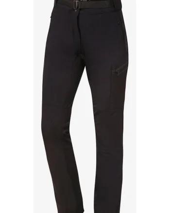 Pantaloni slim fit cu model uni pentru trekking