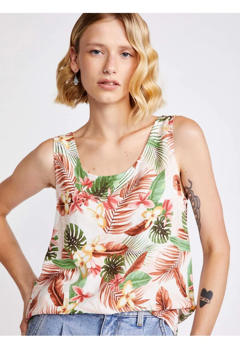 Top lejer cu imprimeu floral Easy