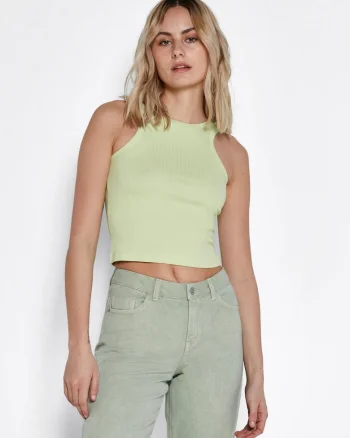 Crop Top din amestec de bumbac