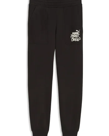 Pantaloni de trening relaxed fit cu talie elastica Mid 90s, Negru