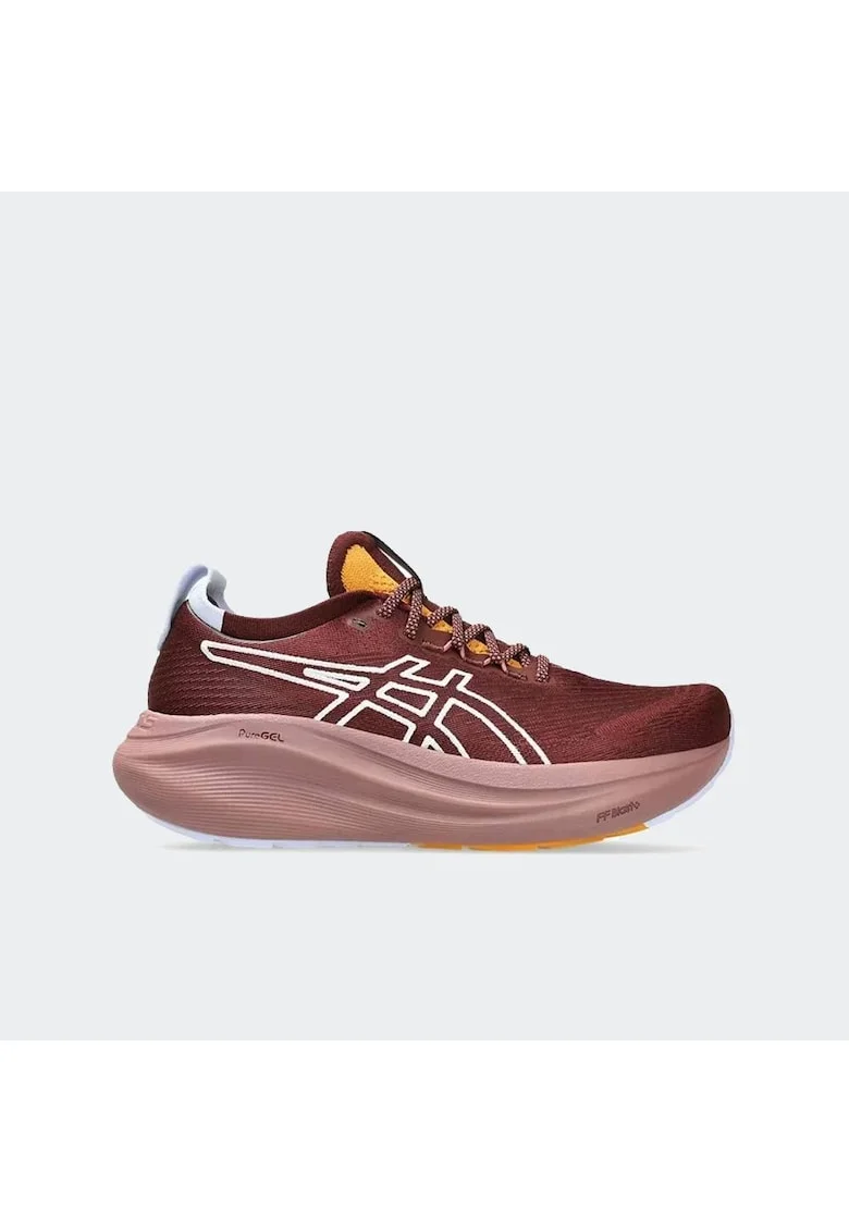 Pantofi sport dama,  GEL-NIMBUS 27 TR, visiniu, plasa sintetica