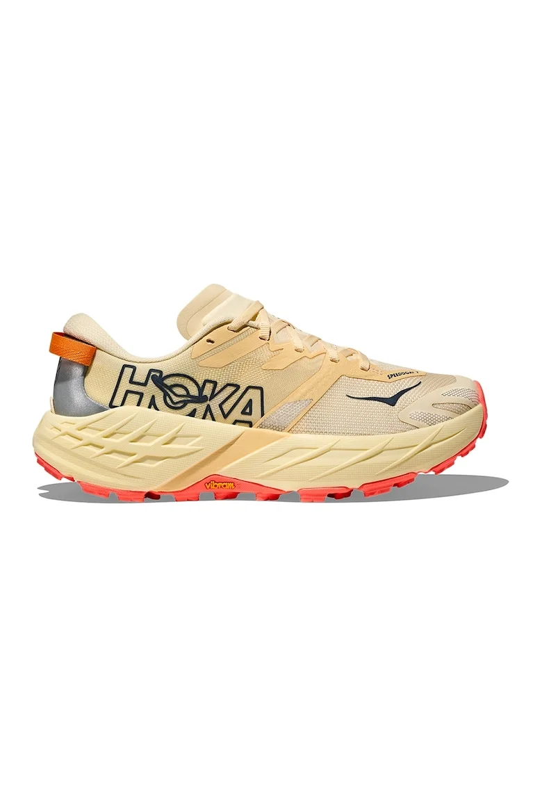 Pantofi cu detalii reflectorizante pentru alergare pe teren accidentat Speedgoat 7, Bej