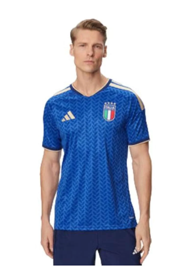 Tricou sport barbati,  albastru, 100% poliester reciclat