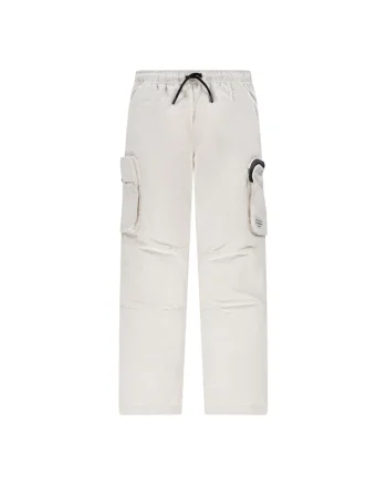 Pantaloni cargo din amestec de bumbac, Crem