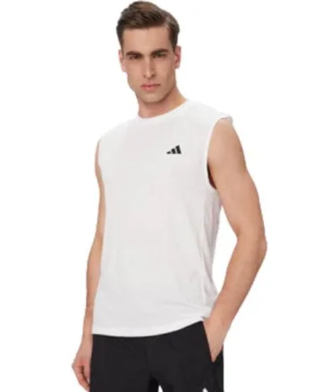 Tricou tehnic barbati,  alb, regular fit