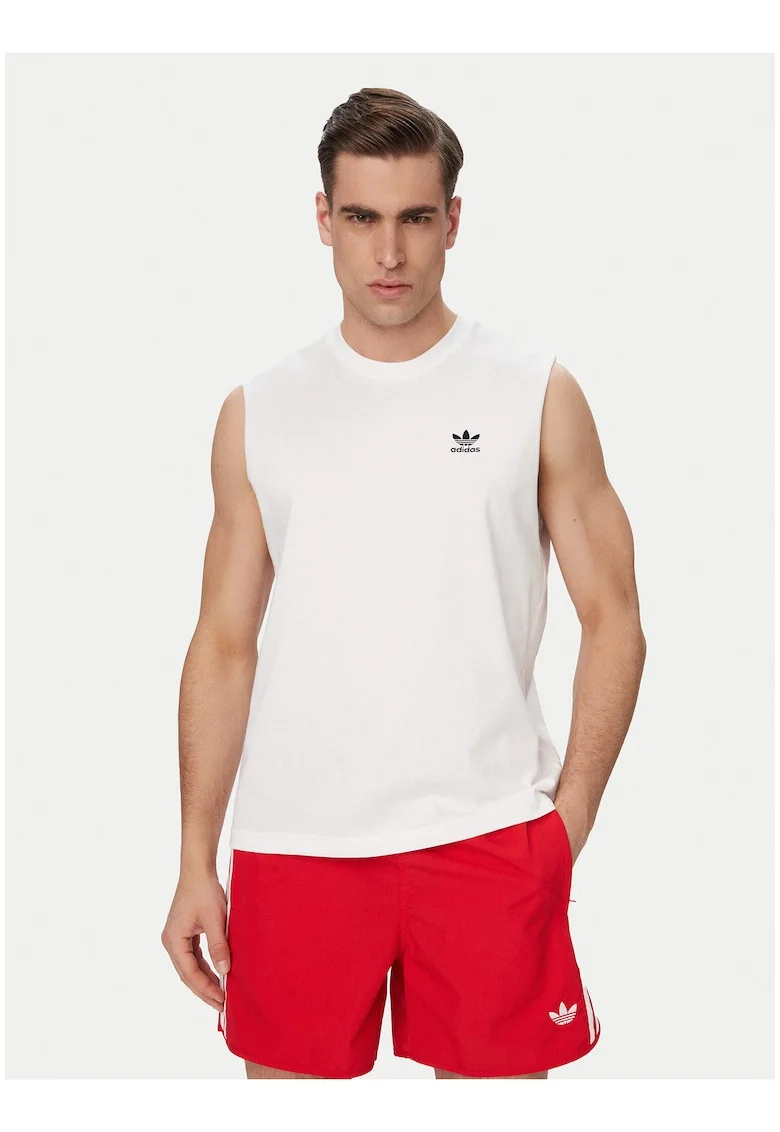 Maiou sport barbati,  alb, bumbac, regular fit