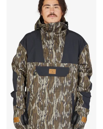 Geaca parka cu gluga si imprimeu camuflaj