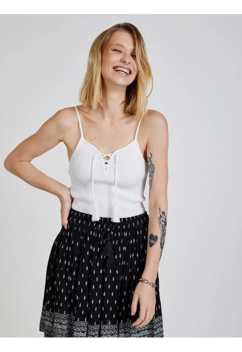 Crop Top texturat