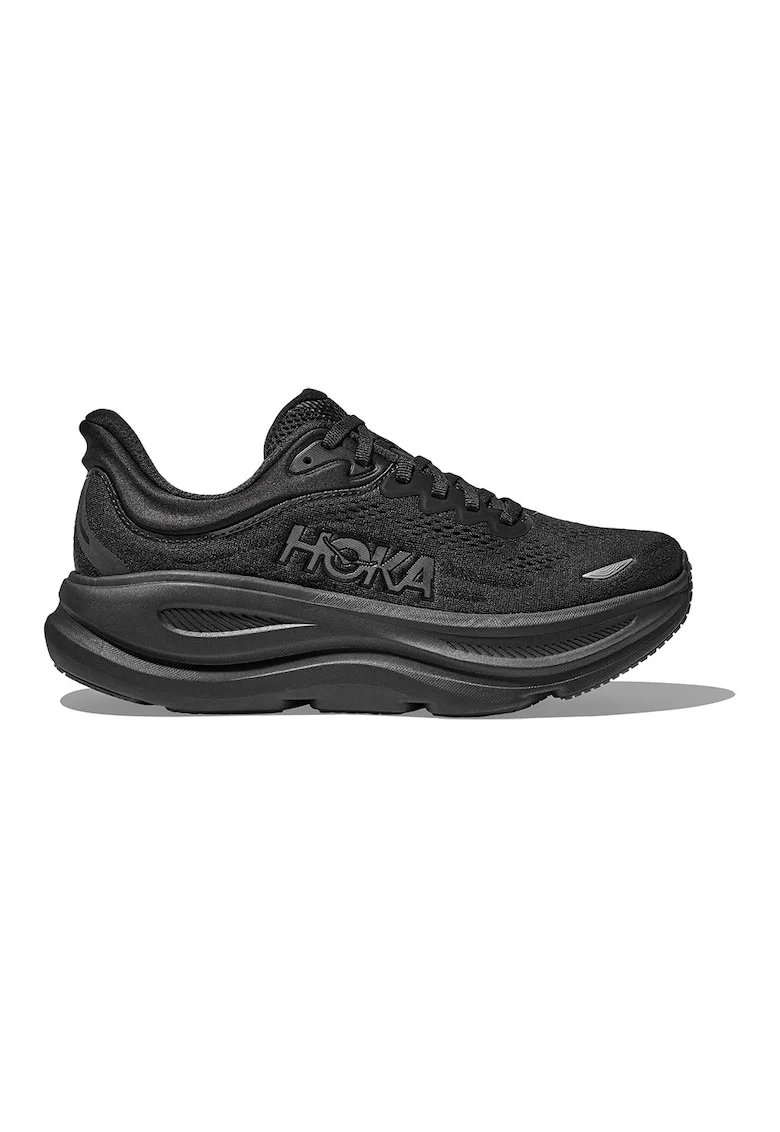 Pantofi Bondi 9 cu garnituri din plasa pentru alergare, Negru