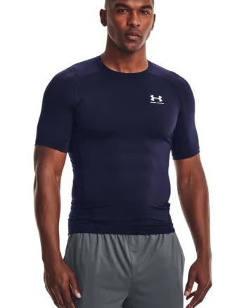 Tricou de compersie pentru fitness HeatGear®, Bleumarin