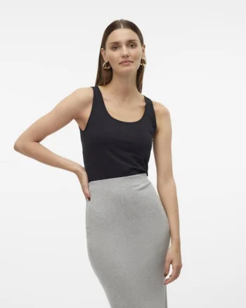 Top de bumbac organic cu model uni