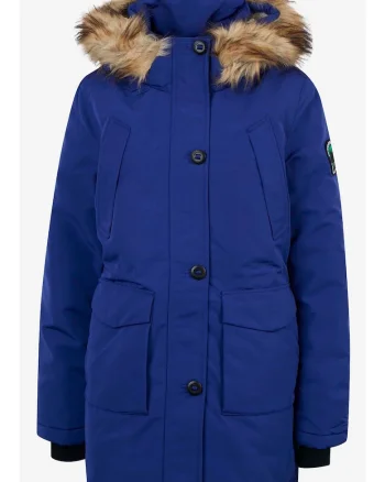Geaca parka cu garnitura din blana artificiala Everest,