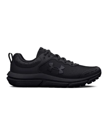 Pantofi Assert 10 cu garnituri de piele, pentru alergare, Negru,