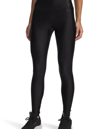 Colanti cu buzunar lateral pentru fitness Motion Shiny, Negru