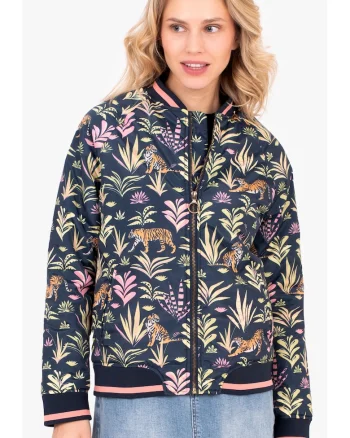 Geaca cu model regular fit cu fermoar,