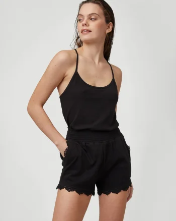 Maiou slim fit uni din bumbac
