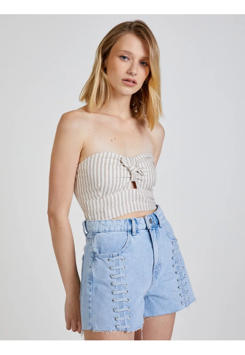 Top crop fara bretele