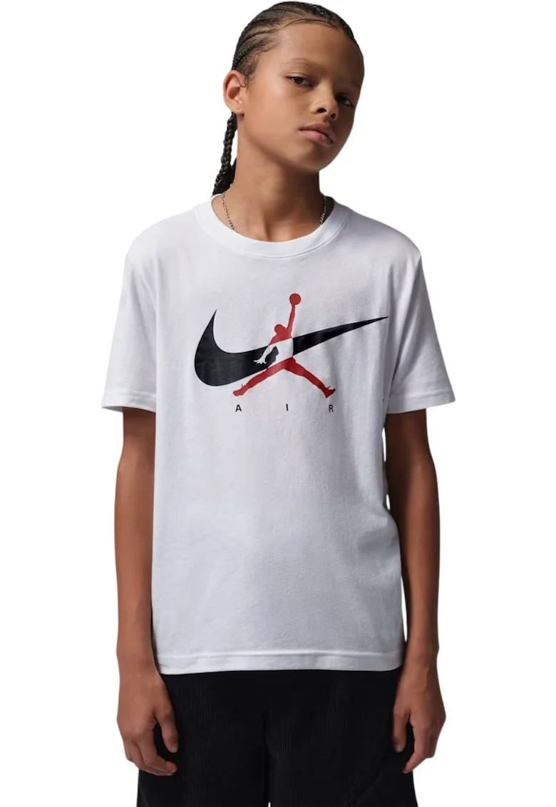 Tricou  Jumpman Swoosh Intersectio 60348, Alb