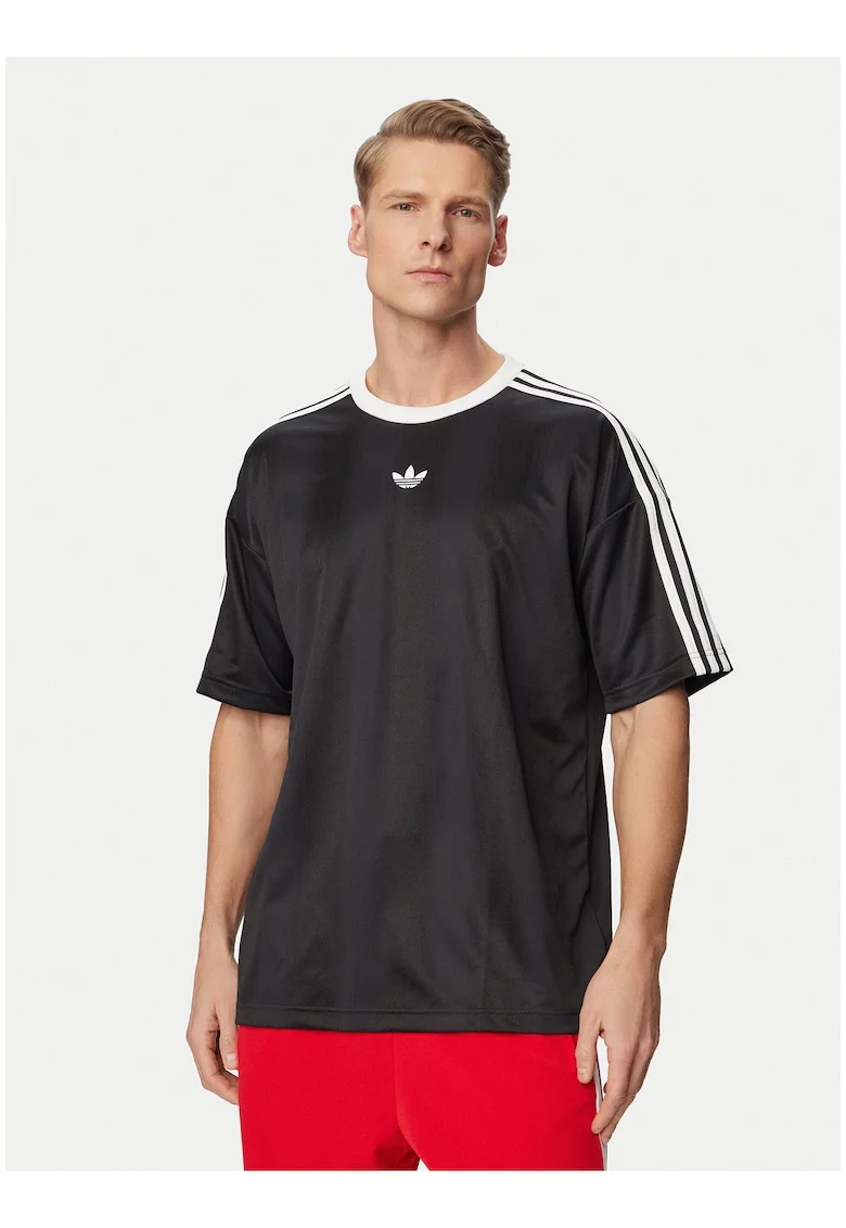 Tricou barbati,  negru, 100% poliester reciclat, Negru