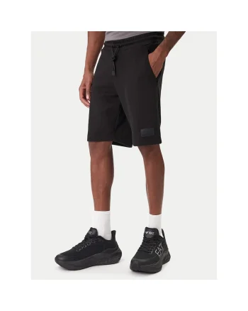 Pantaloni sport barbati,  negru , bumbac si poliester