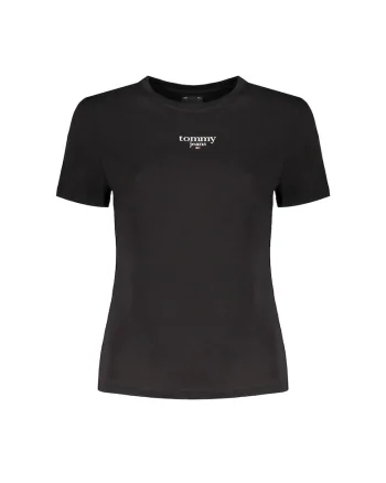 Tricou Dama,  Decolteu la baza gâtului, Bumbac 1195, Negru