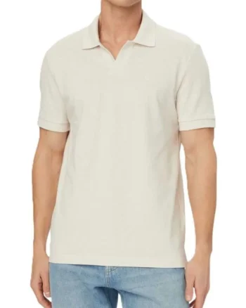 Tricou polo  SS OPEN COLLAR CASUAL PIQUE POLO-LV04RF215G-GNA