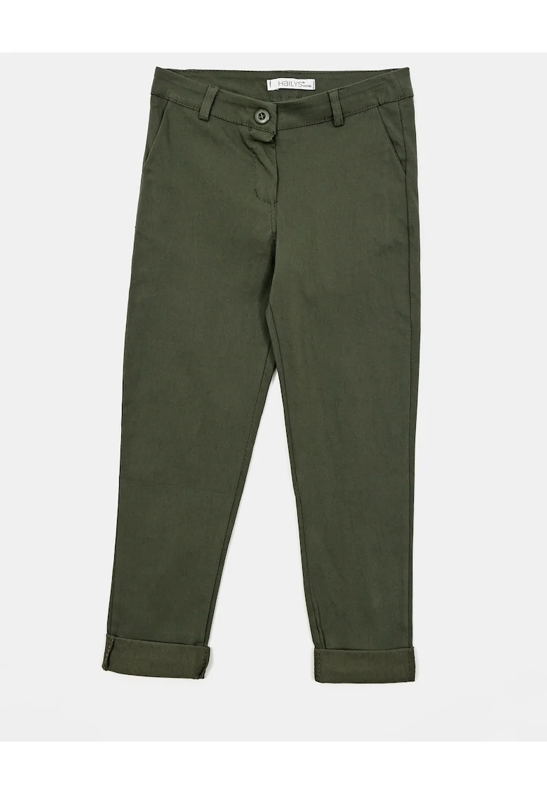 Pantaloni uni regular fit