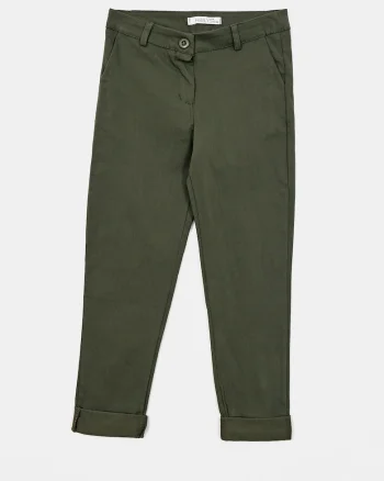 Pantaloni uni regular fit