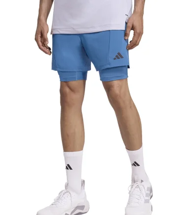 Pantaloni scurti pentru antrenament D4T, Albastru deschis