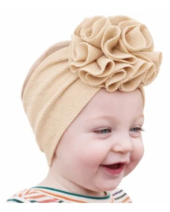 Bentita lata cu floare,  Model 0-12, Crem