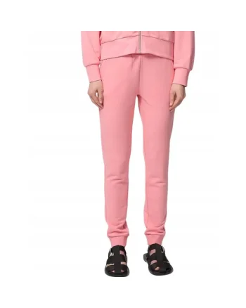 Pantaloni sport dama  roz, bumbac, doua buzunare
