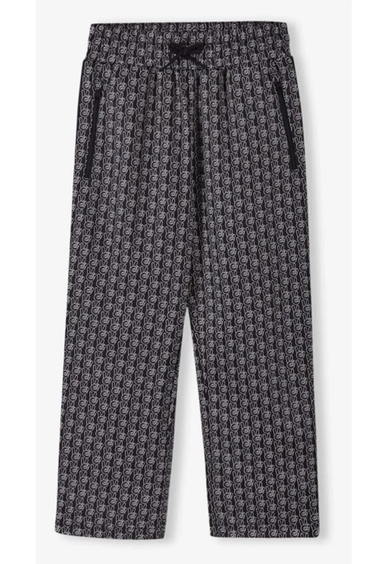 Pantaloni de trening cu model,