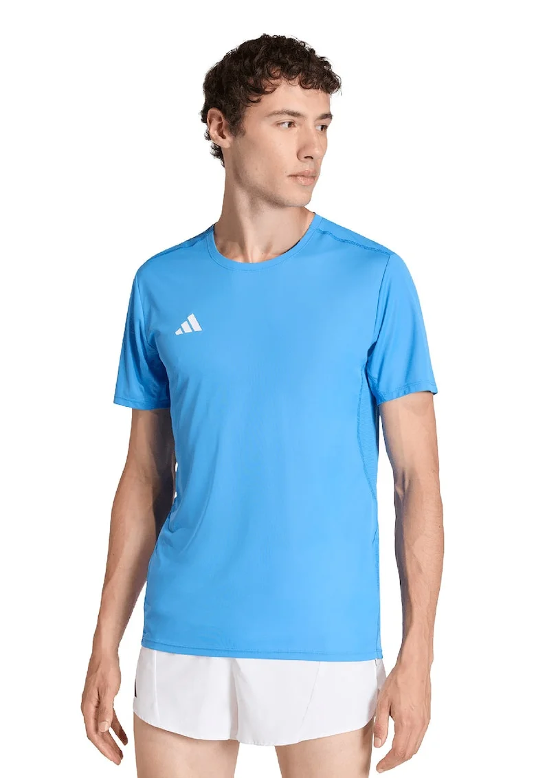 Tricou slim fit pentru alergare Adizero, Albastru