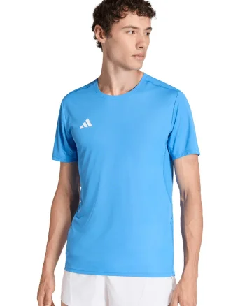 Tricou slim fit pentru alergare Adizero, Albastru