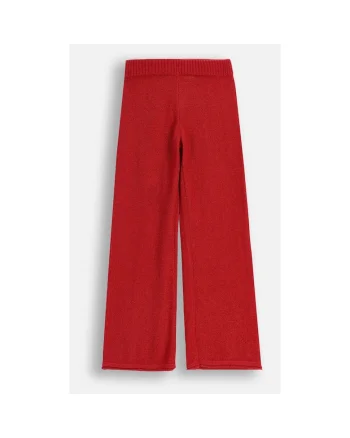 Pantaloni tricotati evazati