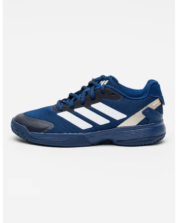 Pantofi Ubersonic cu detalii reflectorizante pentru tenis, Alb/Bleumarin