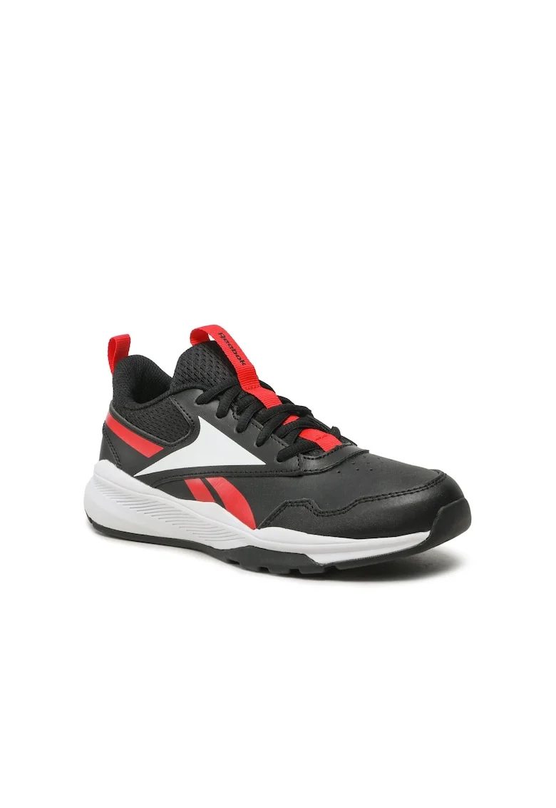 Pantofi sport baieti,  301543053, Negru, Piele naturala, Negru