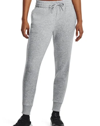 Pantaloni de trening cu talie medie Rival, Gri deschis melange