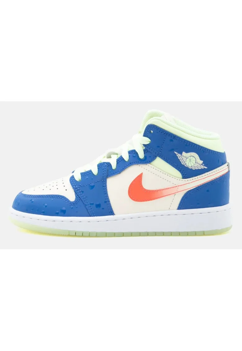 Pantofi sport dama, Air  1 Mid “Game Royal Barely Volt Infrared” II1258-400, Albastru