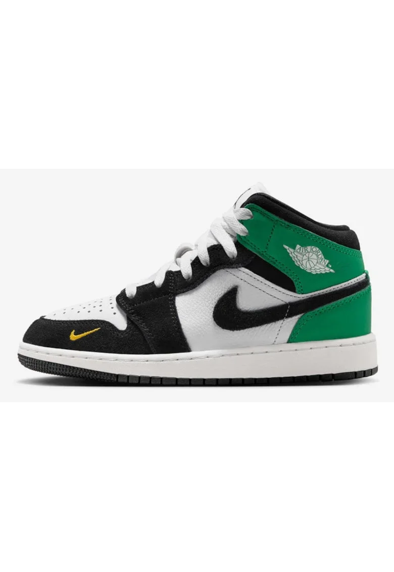Pantofi sport Air  1 Mid “Black Green” II1254-100, Negru