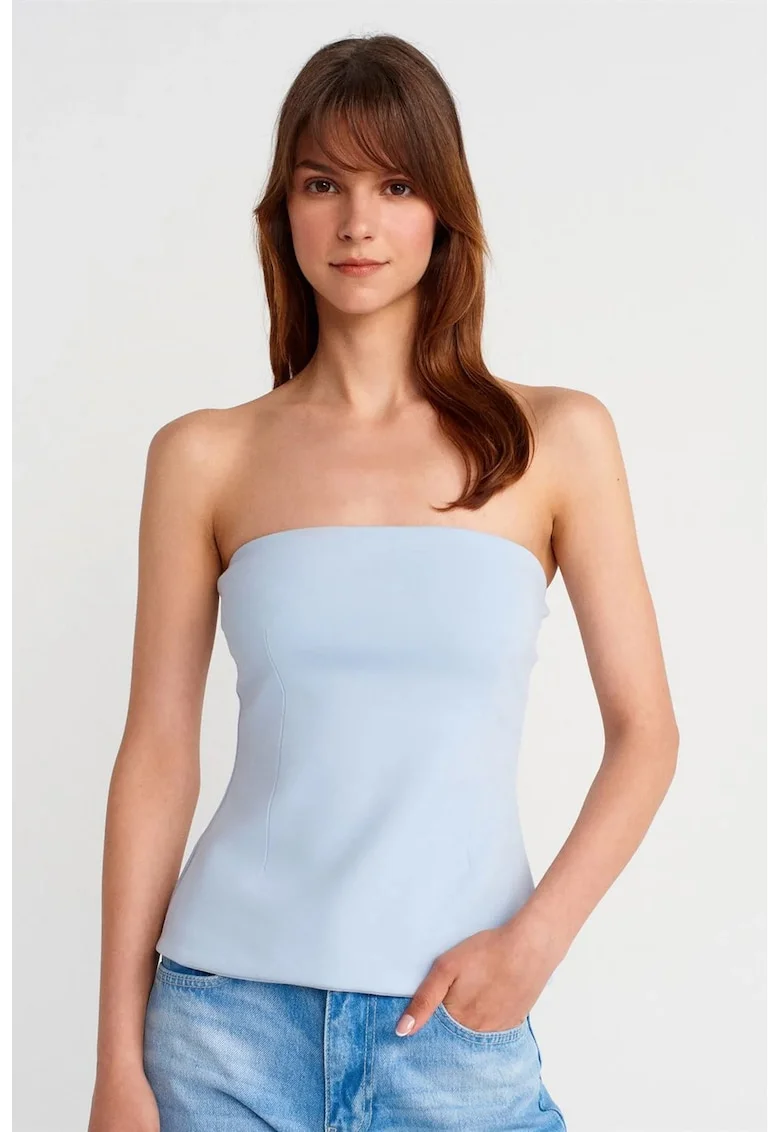 Maiou,  bandeau, elastic, Albastru deschis, bumbac