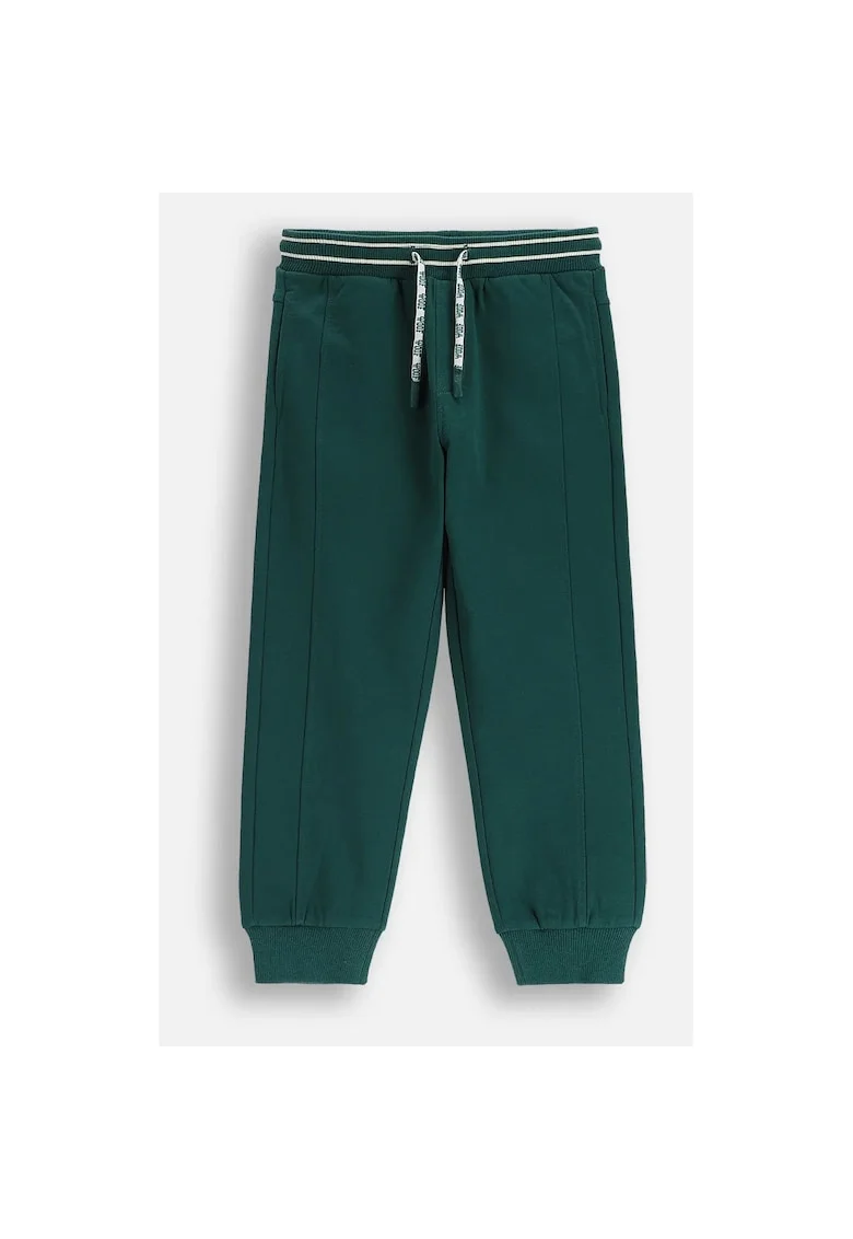 Pantaloni sport cu talie ajustabila si buzunare