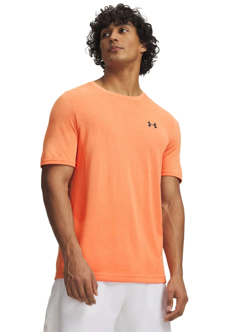 Tricou fara cusaturi, pentru fitness Vanish, Portocaliu