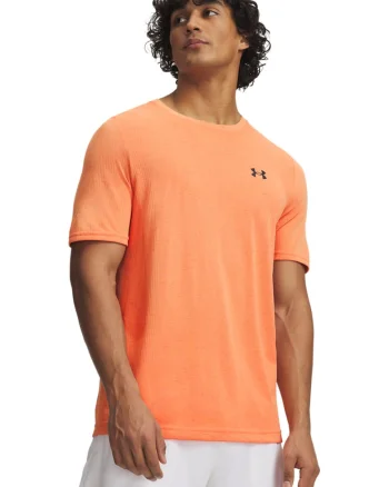 Tricou fara cusaturi, pentru fitness Vanish, Portocaliu