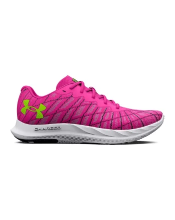 Pantofi Charged Breeze 2 pentru alergare, Fucsia/Verde neon