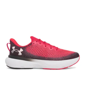 Pantofi Infinite din tricot, pentru alergare, Negru/Rosu mac