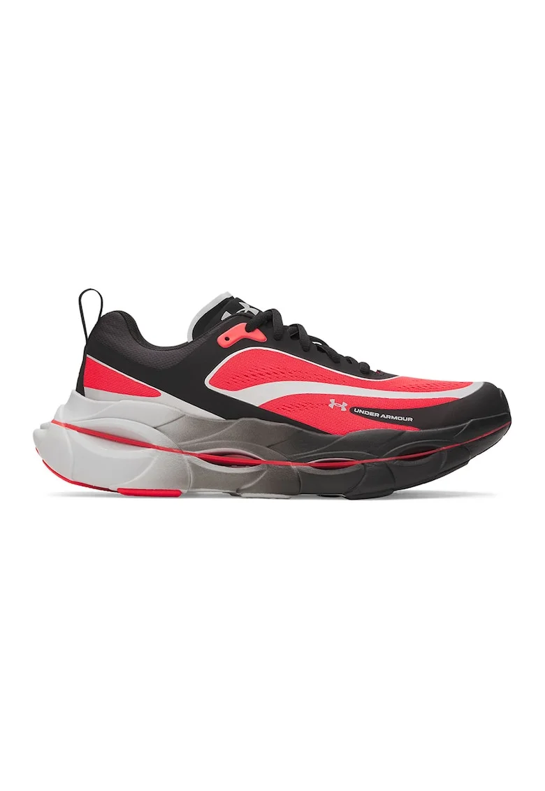 Pantofi low-cut Halo Racer pentru alergare, Negru/Ecru/Rosu mac